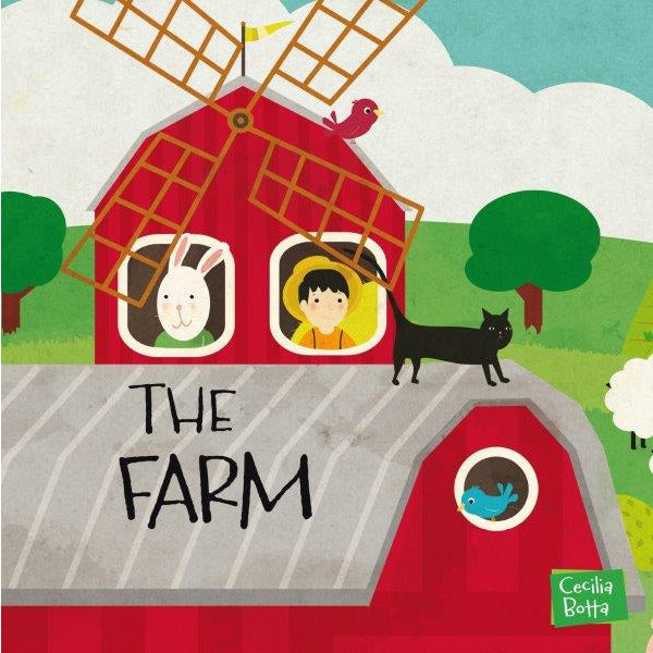 Sassi Giant Puzzle & Book Set - Farm Friends,  30 pcs