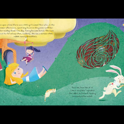 Sassi - Die-Cut, Fairy Tale Book  - Alice in Wonderland