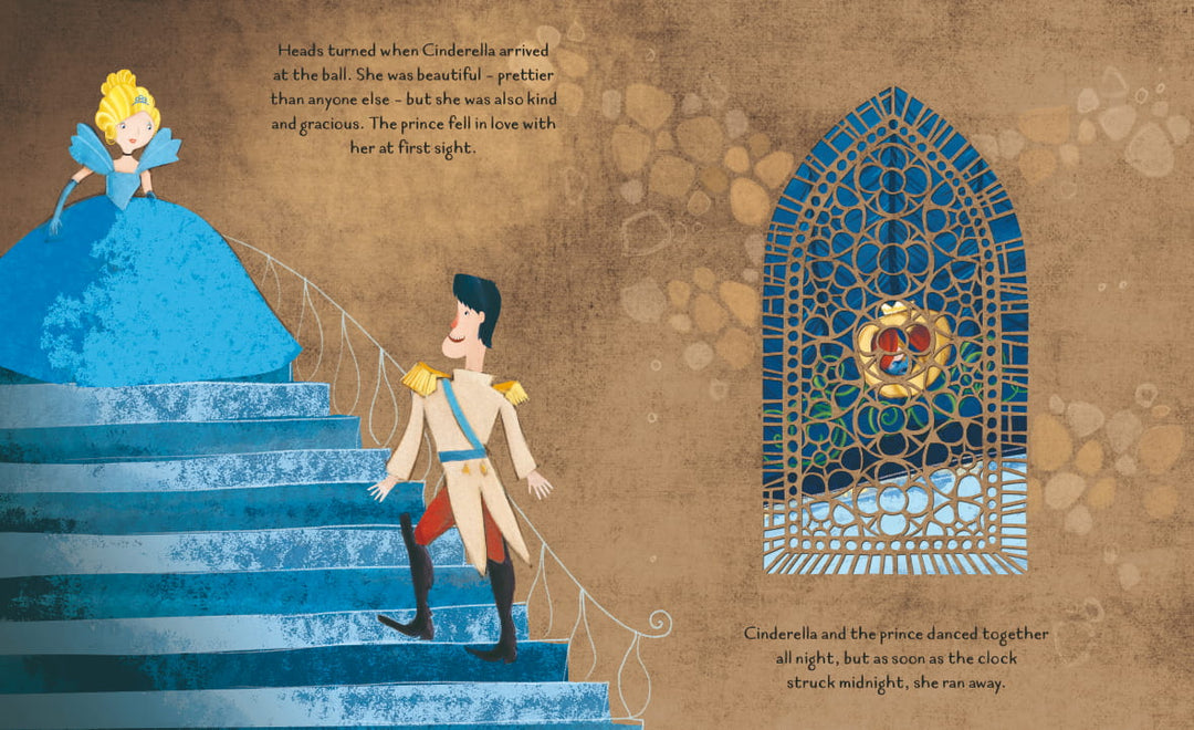 Sassi - Die-Cut, Fairy Tale Book - Cinderella