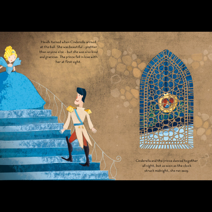 Sassi - Die-Cut, Fairy Tale Book - Cinderella
