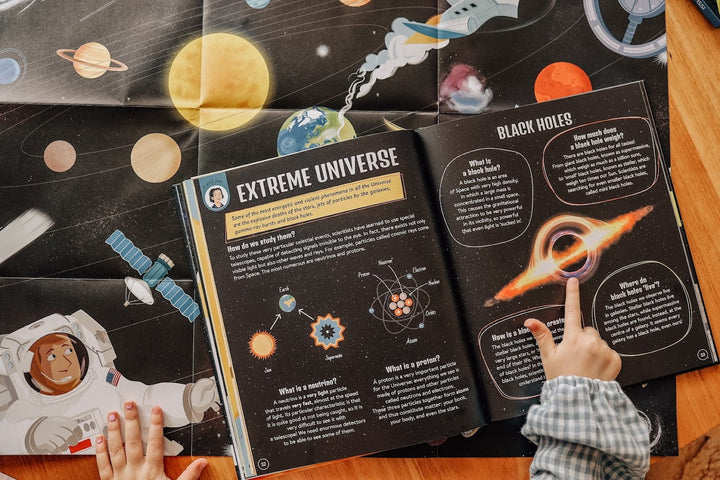 Sassi What How and Why Space Book and Poster