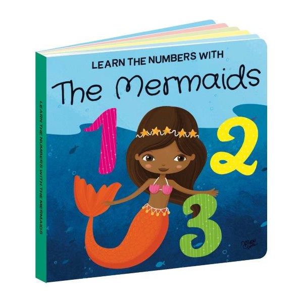 Sassi 3D Puzzle and Book Set - Learn Numbers Mermaids, 40 pcs