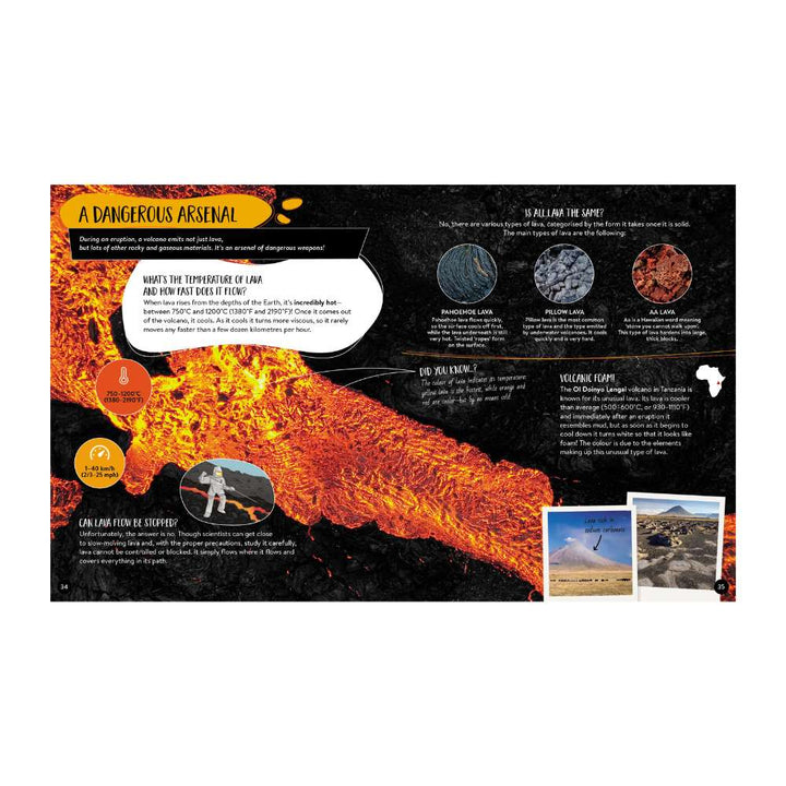 Sassi What How and Why Volcanoes Book and Poster