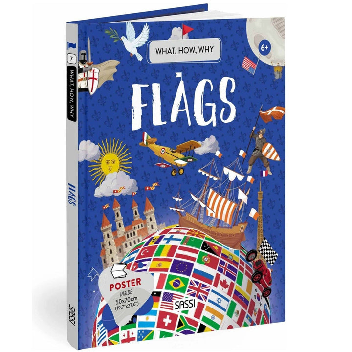 Sassi What How and Why Flags Book and Poster
