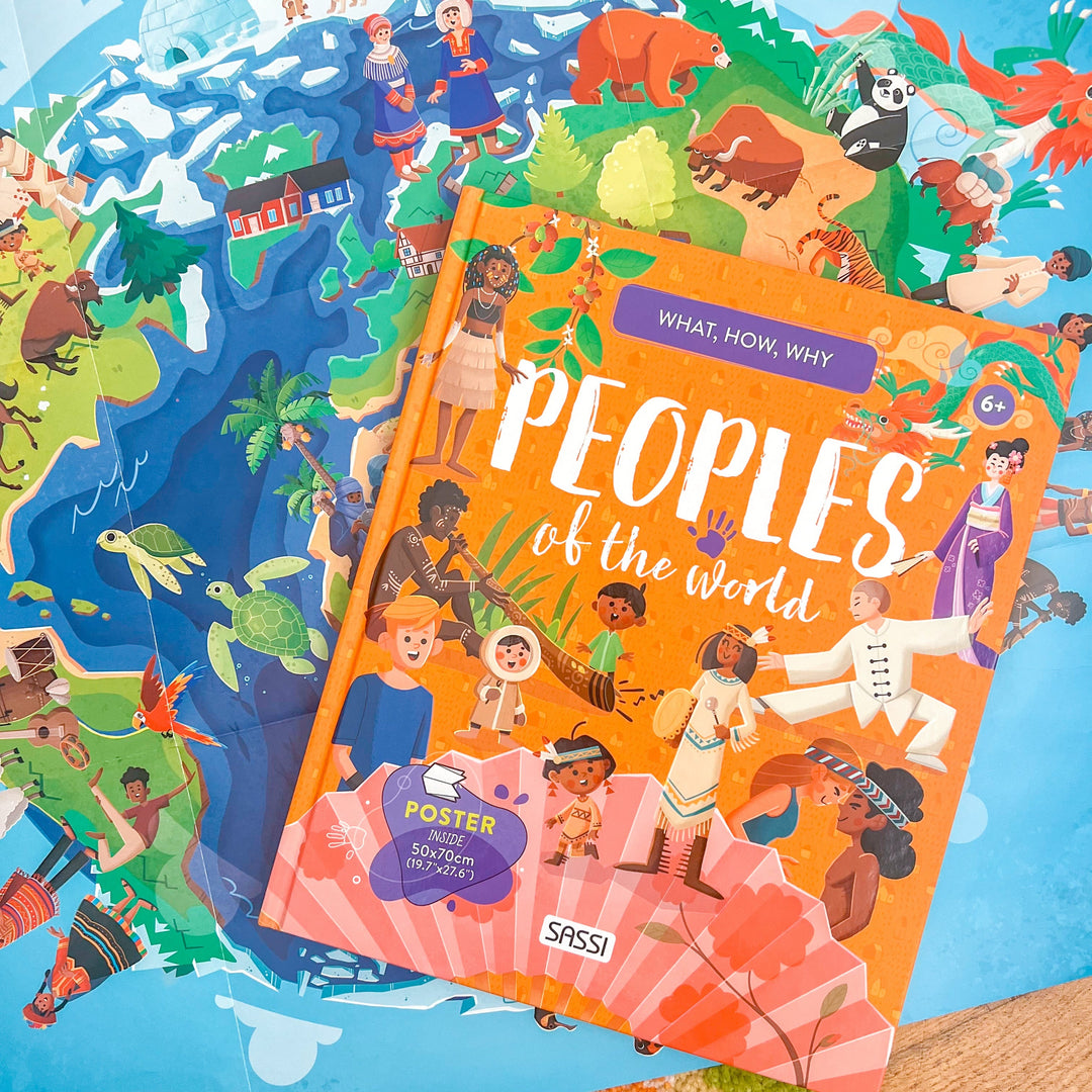 Sassi What How and Why Peoples of the World Book and Poster