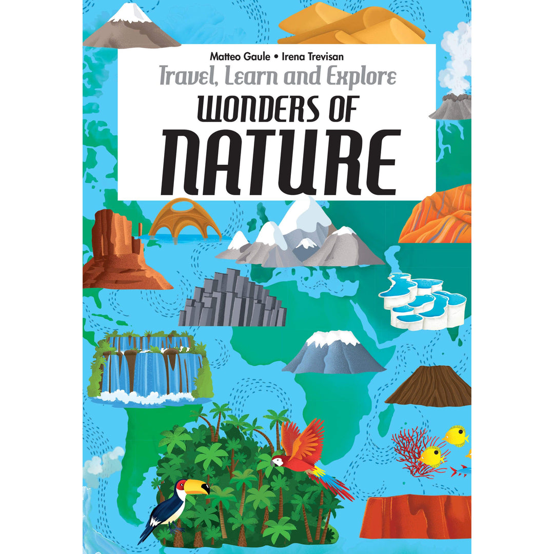 Sassi Travel, Learn and Explore - Puzzle and Book Set - The Wonders of Nature, 205 pcs