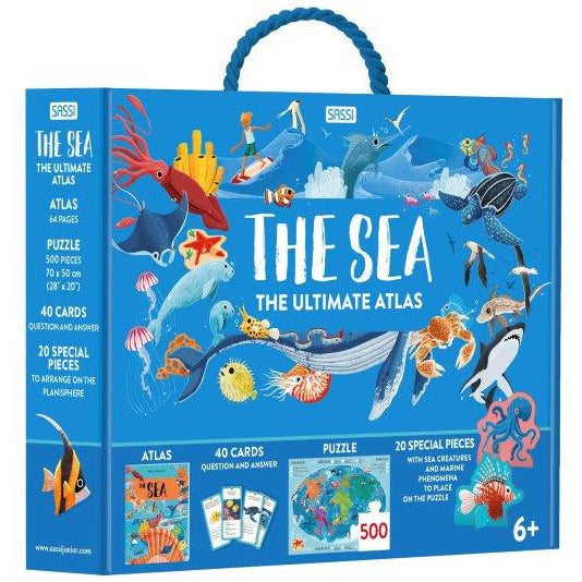 Sassi The Ultimate Atlas and Puzzle Set - The Sea 3D Models and Puzzle