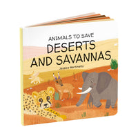 Sassi Games - Memory Matching - Animals to Save - Deserts and Savannahs