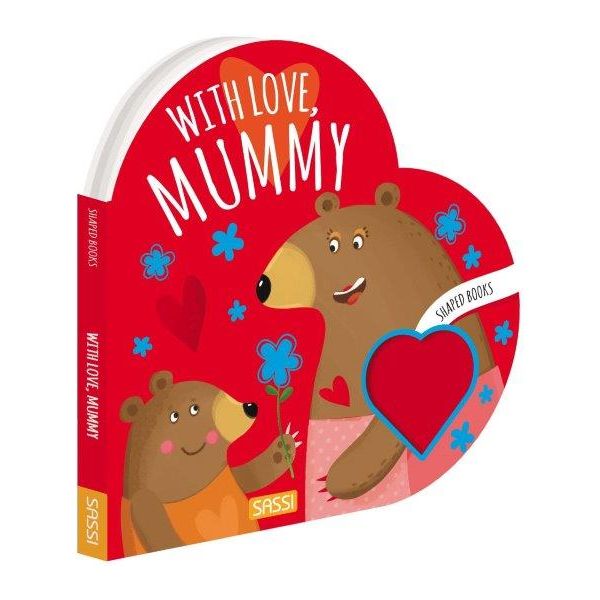 Sassi Shaped Board Book -  With Love Mummy