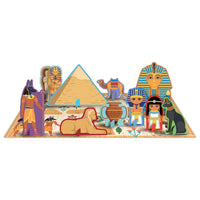Sassi 3D Puzzle and Book Set - Egypt, 40 pcs