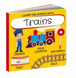 Sassi 3D Puzzle and Book Set - Learn Shapes Train, 40 pcs