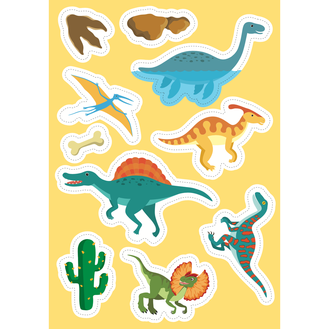 Sassi Stickers and Activities Book - Dinosaurs