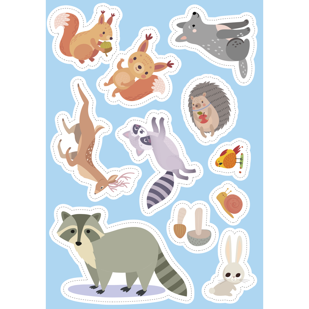 Sassi Stickers and Activities Book - The Forest