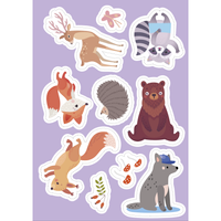 Sassi Stickers and Activities Book - The Forest