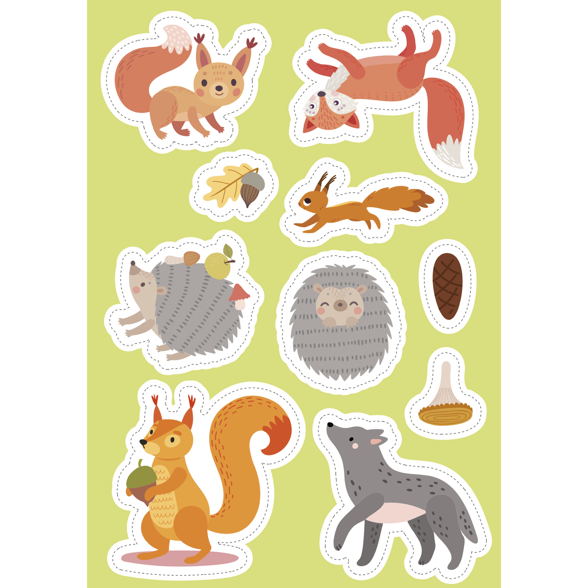 Sassi Stickers and Activities Book - The Forest