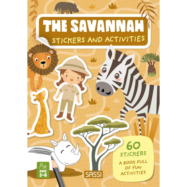 Sassi Stickers and Activities Book - The Savannah