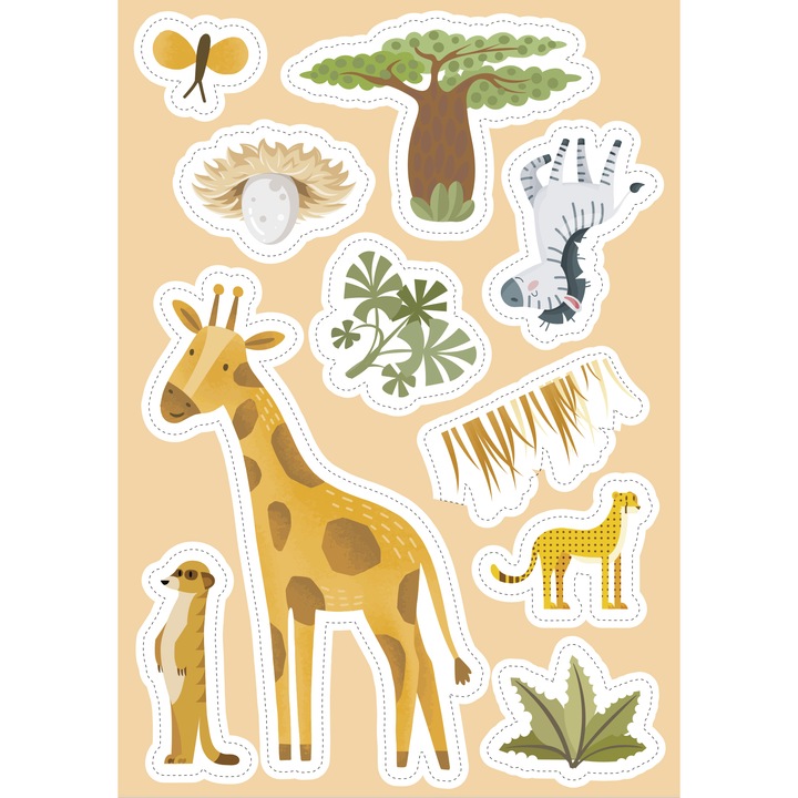 Sassi Stickers and Activities Book - The Savannah