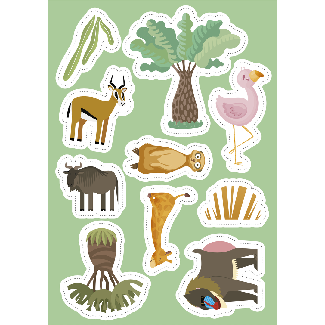 Sassi Stickers and Activities Book - The Savannah