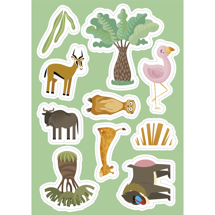 Sassi Stickers and Activities Book - The Savannah