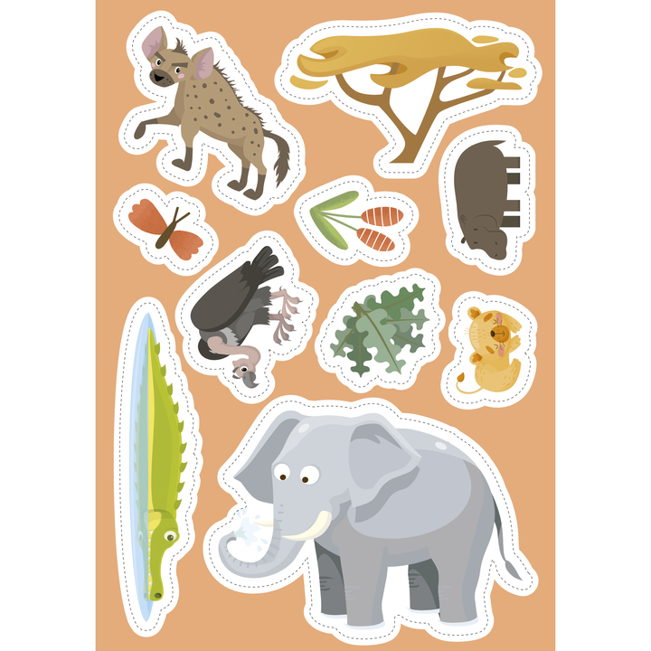 Sassi Stickers and Activities Book - The Savannah