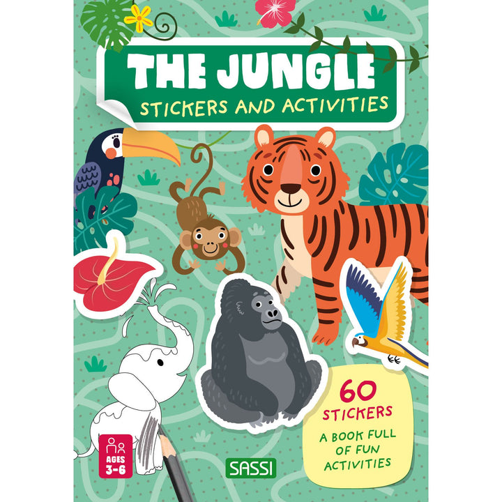 Sassi Stickers and Activities Book - The Jungle