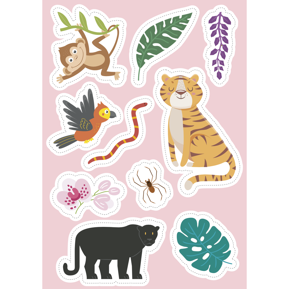 Sassi Stickers and Activities Book - The Jungle