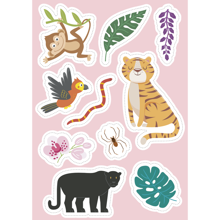 Sassi Stickers and Activities Book - The Jungle