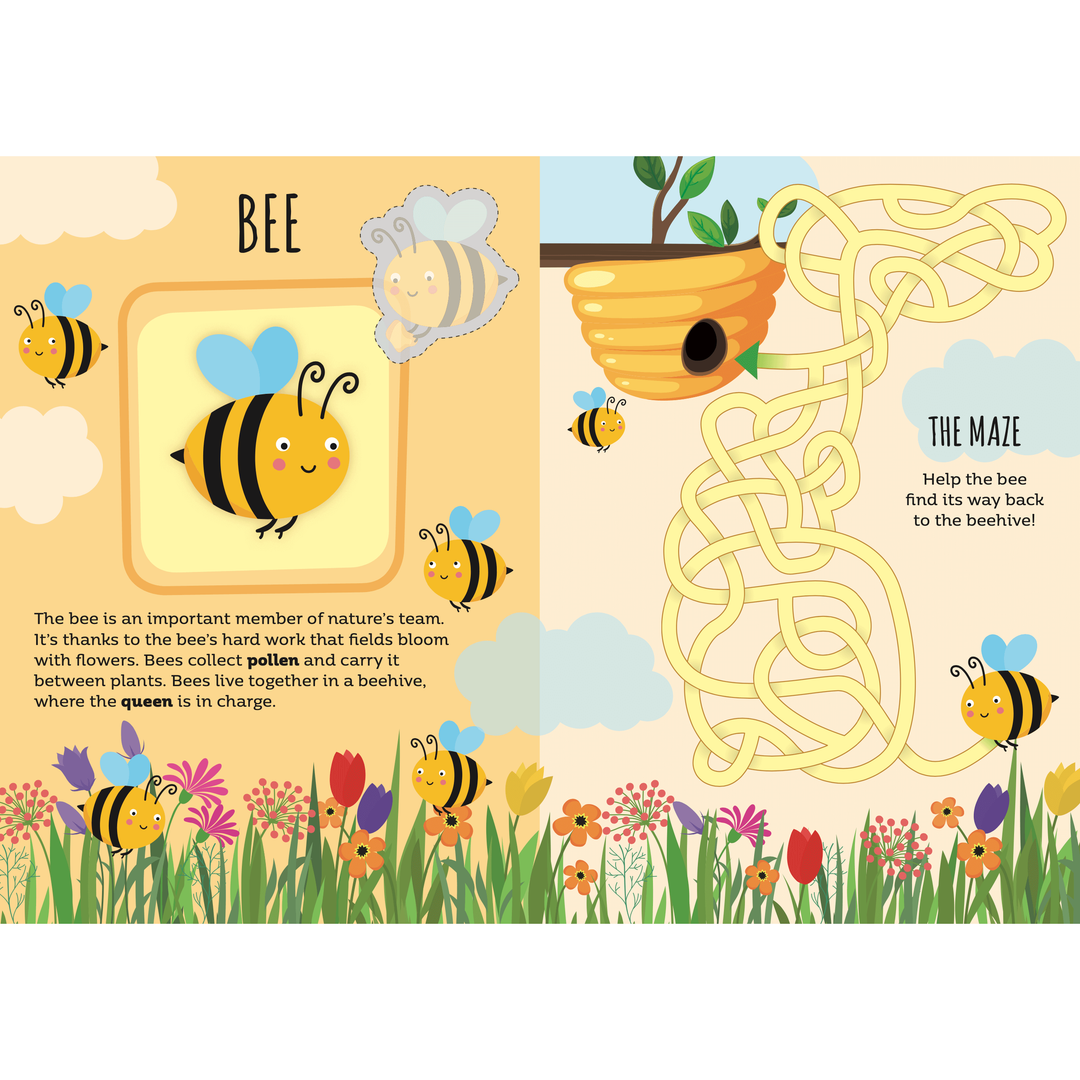 Sassi Stickers and Activities Book - The Garden