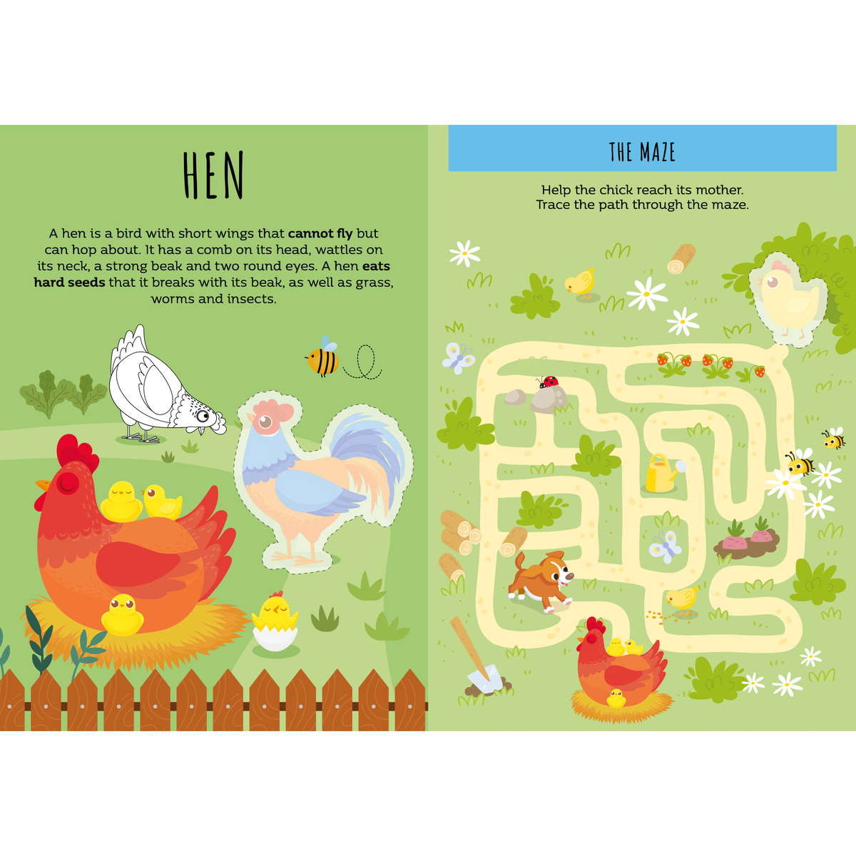 Sassi Stickers and Activities Book - The Farm