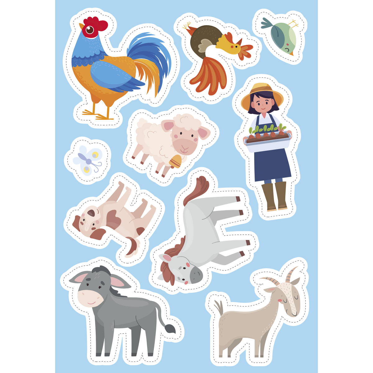 Sassi Stickers and Activities Book - The Farm