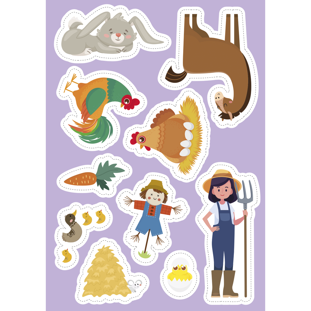 Sassi Stickers and Activities Book - The Farm