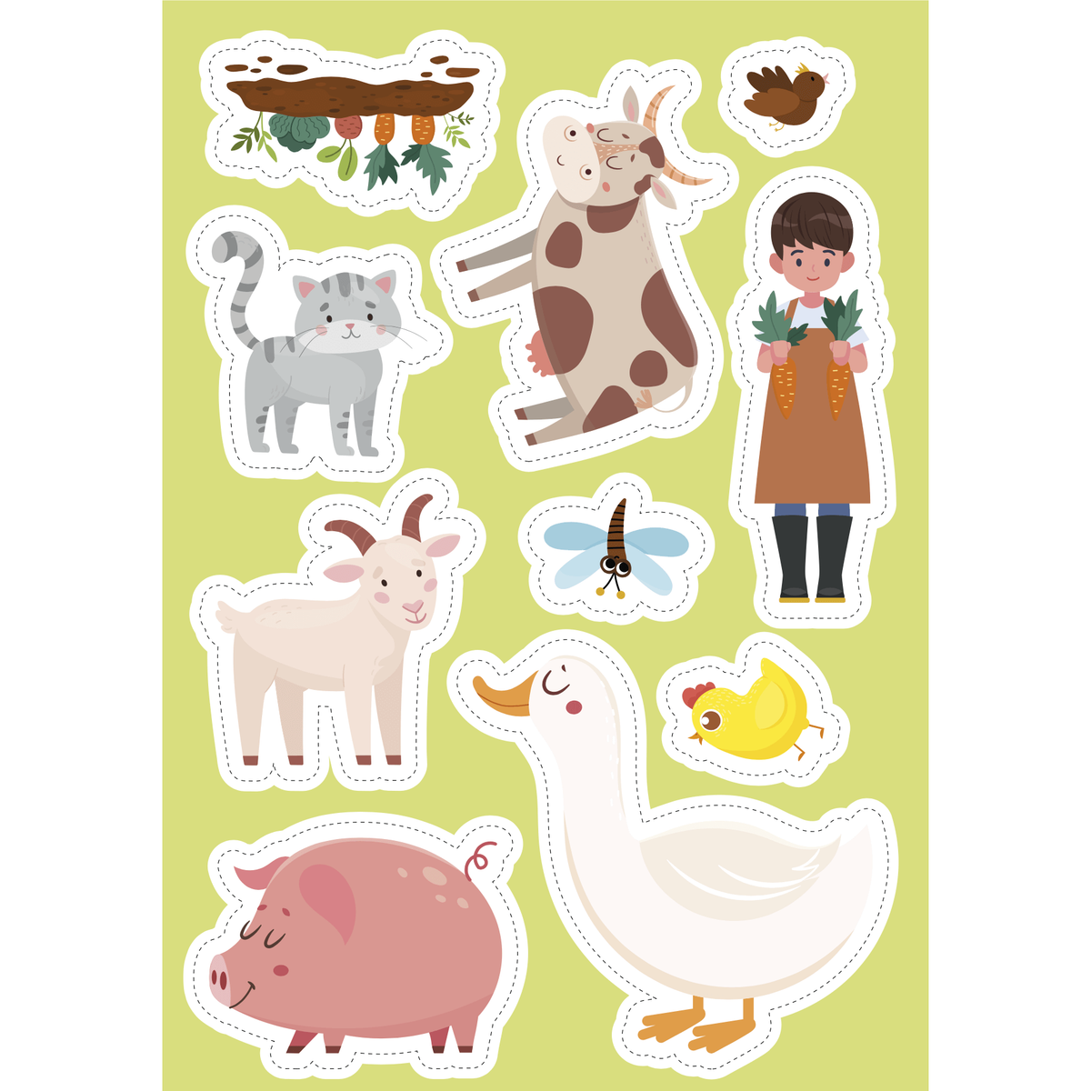 Sassi Stickers and Activities Book - The Farm