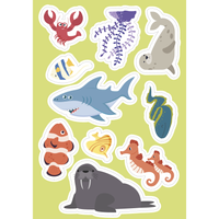 Sassi Stickers and Activities Book - The Sea