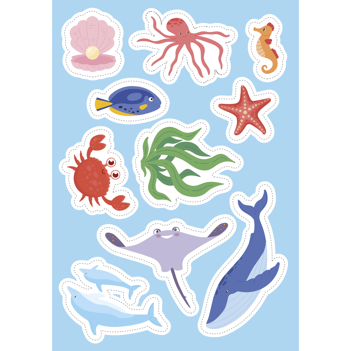 Sassi Stickers and Activities Book - The Sea