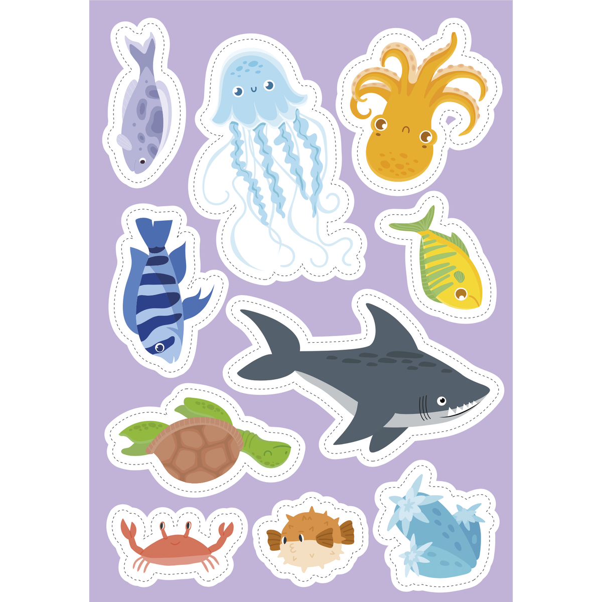 Sassi Stickers and Activities Book - The Sea