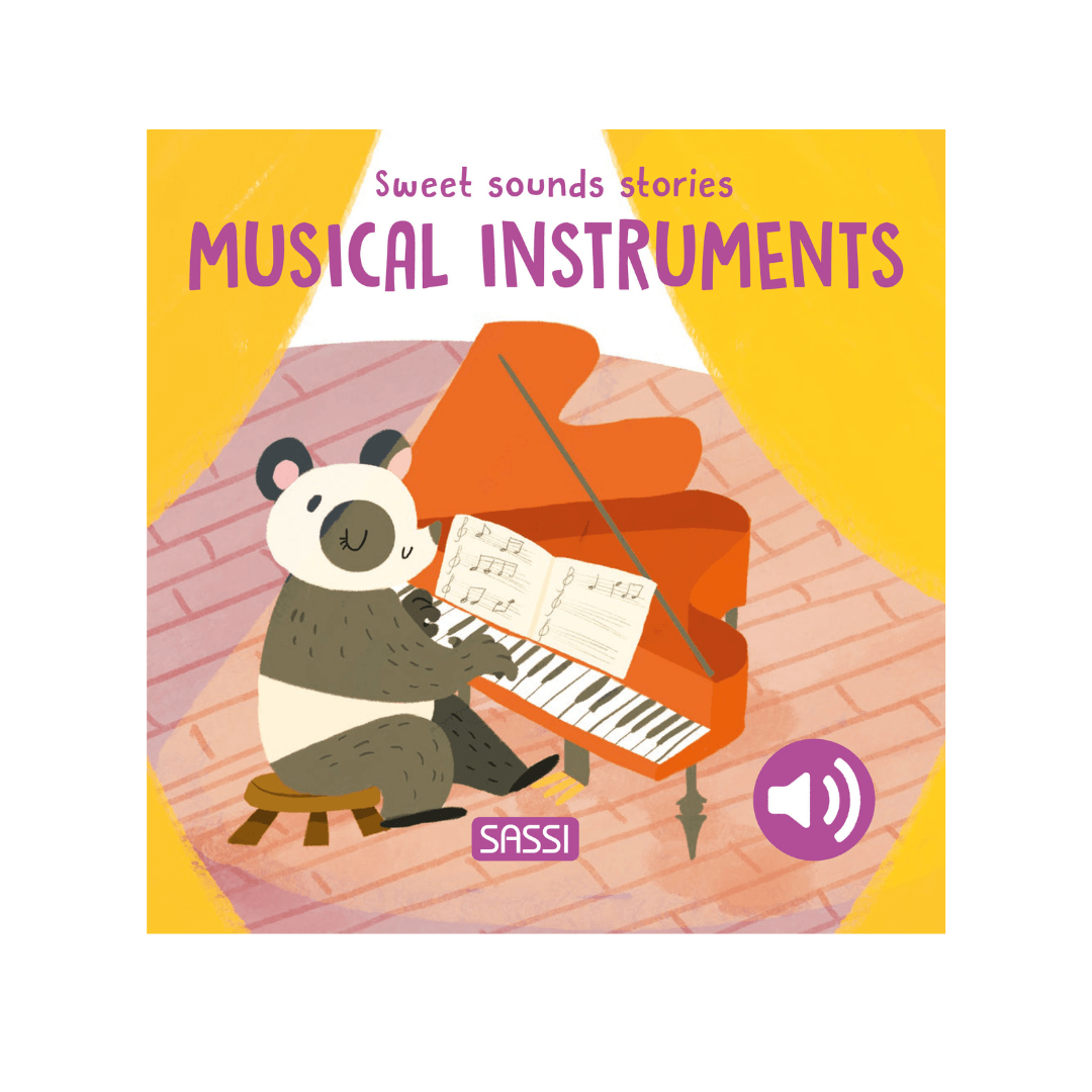 Sassi Board Book Sweet Sounds Stories - Musical Instruments