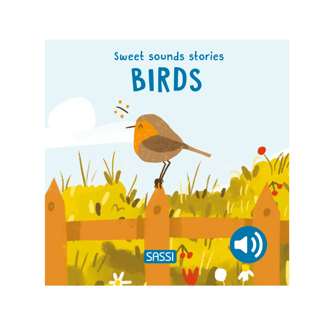 Sassi Board Book Sweet Sounds Stories - Birds