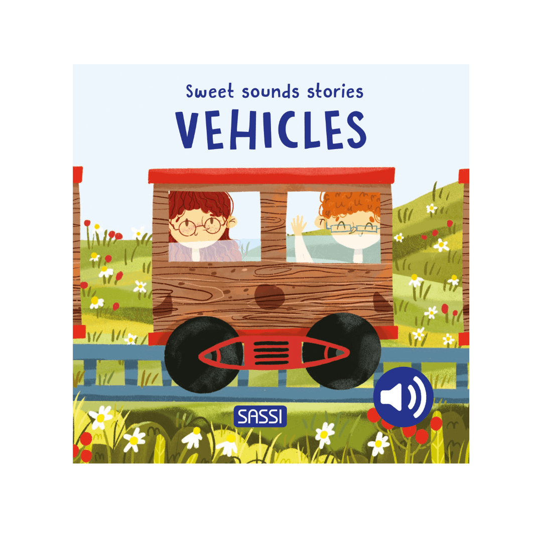 Sassi Board Book Sweet Sounds Stories - Vehicles