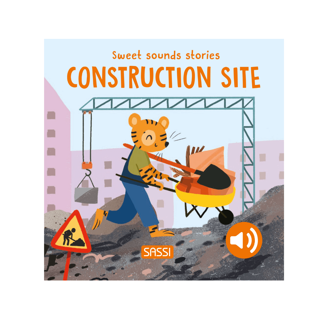 Sassi Board Book Sweet Sounds Stories - Construction Site