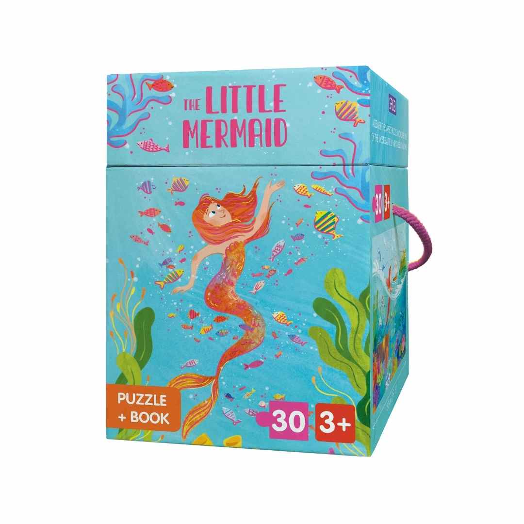 Sassi Fairy Tale Puzzle & Book Set - The Little Mermaid