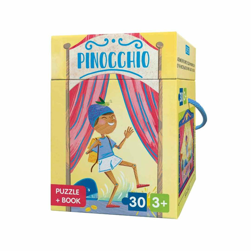 Sassi Fairy Tale Puzzle & Book Set - Pinocchio