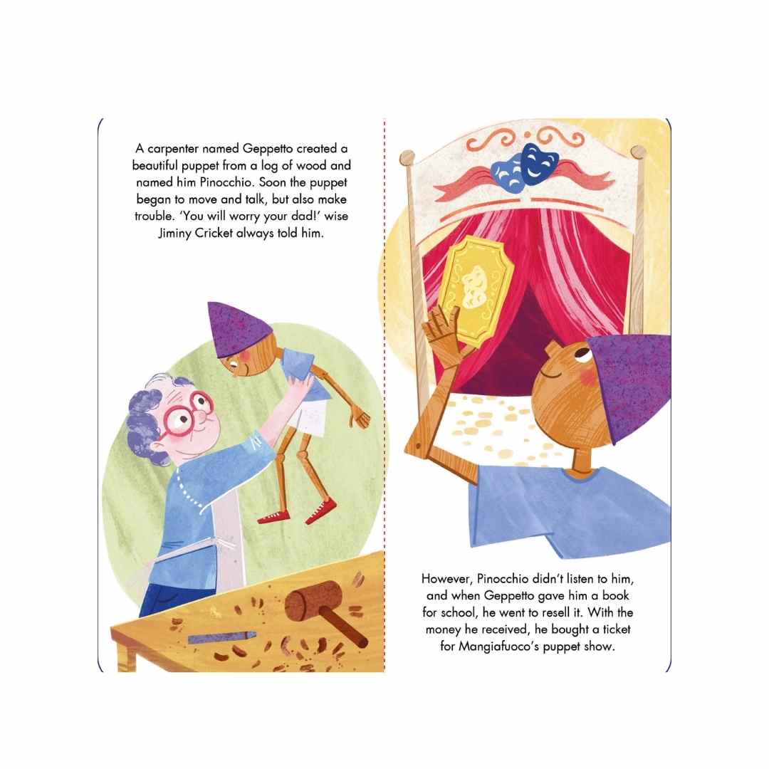 Sassi Fairy Tale Puzzle & Book Set - Pinocchio