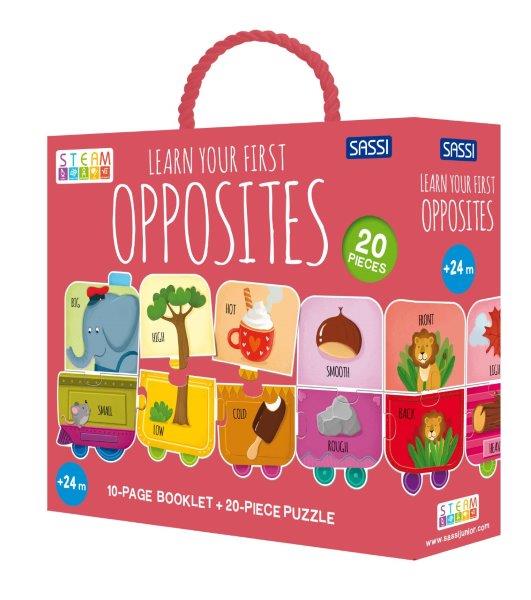 Sassi My First Opposites STEAM Puzzle & Book Set, 1 metre