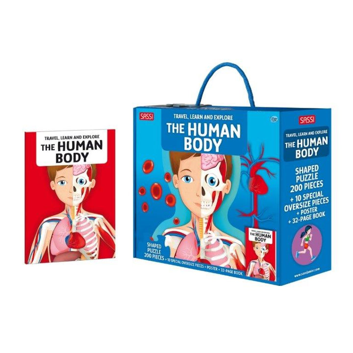 Sassi Travel, Learn and Explore The Human Body 200 pc Puzzle (2024 Version)