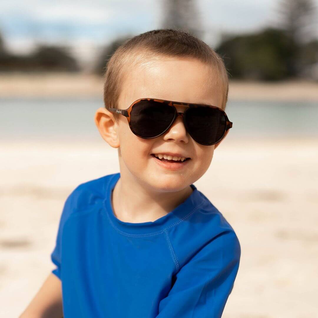 Frankie Ray Toddler Sunglasses -  Stanley, Tortoise