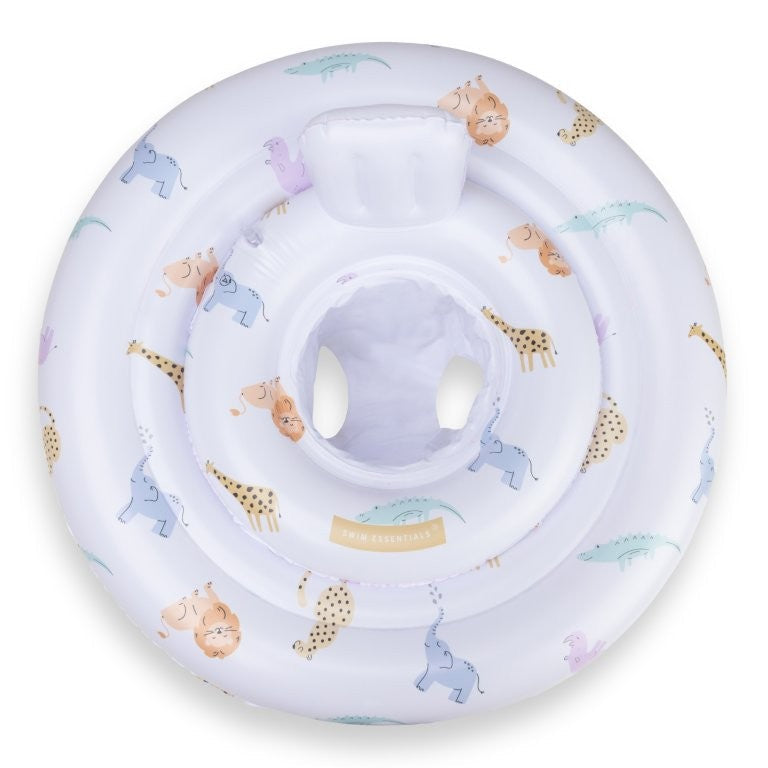 Swim Essentials Inflatable Baby Swimseat - Wild Life, 1-2 yrs