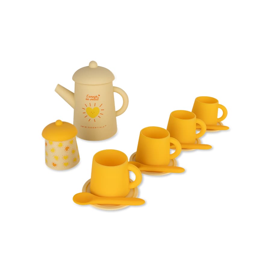 Swim Essentials Silicone Tea Playset - Solmate, 14 pcs