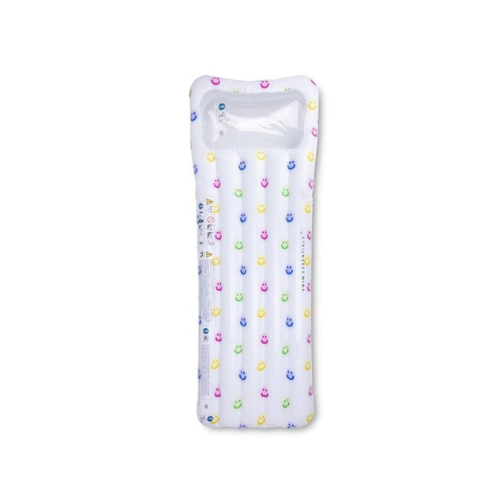 Swim Essentials Inflatable Lie On - Smiley, 176 cm