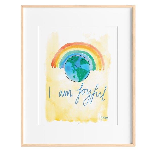 SunChild I am Joyful Art Print