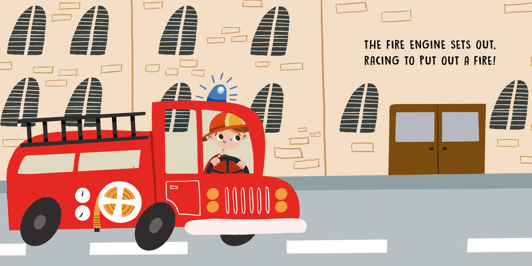 Sassi Board Book Sweet Sounds Stories - Firefighters